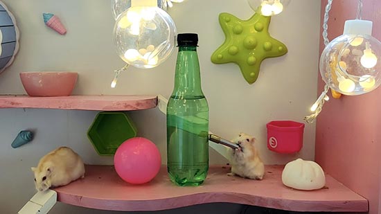 Chuột Hamster uống nước bằng gì?